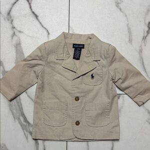 Ralph Lauren Beige Baby Blazer Size 3m-12m Boy